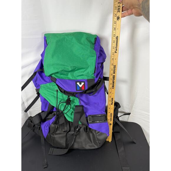 Vintage Millet Mountaineering Backpack 80s/90s Purple Green  Vintage Millet Mountaineering Backpack 80s/90s Purple Green Black Alpine Hiking